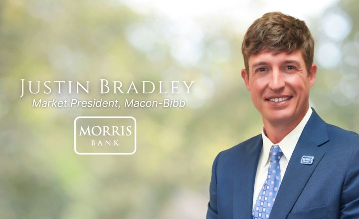 Morris Bank Welcomes Justin Bradley as Market President for Macon-Bibb County