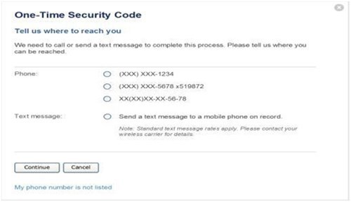 security code