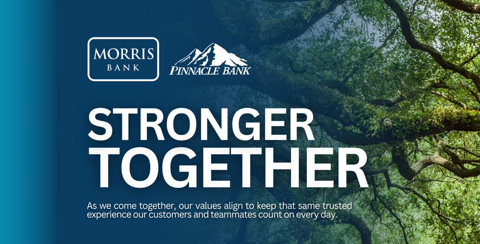 Pinnacle Financial Corporation and Morris State Bancshares Jointly Announce Partnership